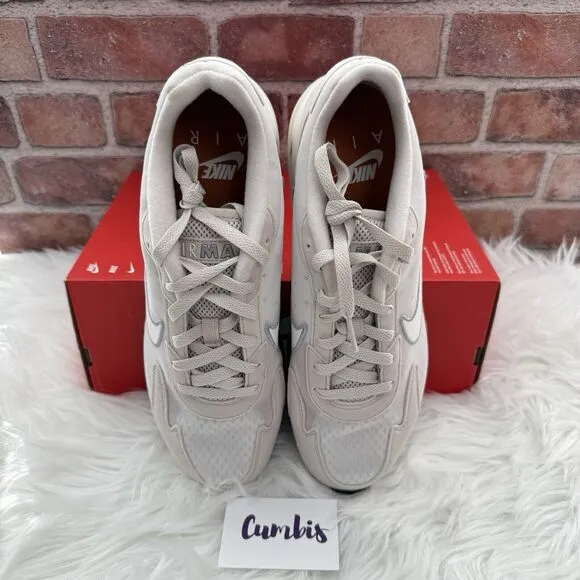 Women's Size 11.5 /Men's 10 Nike Air Max Solo White Sail/Brown Gym Workout Shoes