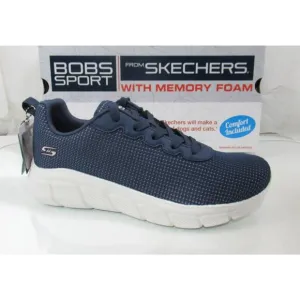 Women's Skechers Bobs B Flex Visionary Essence Memory Foam Sneaker Navy Size 8.5