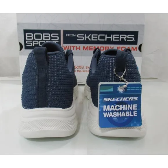 Women's Skechers Bobs B Flex Visionary Essence Memory Foam Sneaker Navy Size 8.5