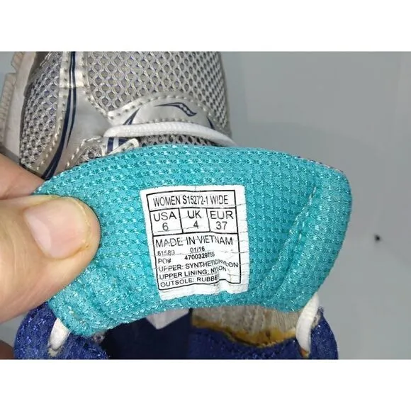 Women's Pre-owned &quot;Saucony Cohesion 9&quot; Running Shoes - sz. 6