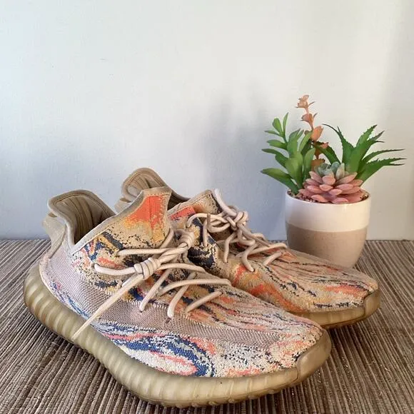 Yeezy Boost 350 V2 Max Oat Tye Dye  Sneaker Shoes Mens Size 12