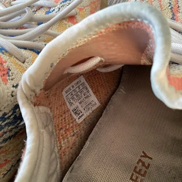 Yeezy Boost 350 V2 Max Oat Tye Dye  Sneaker Shoes Mens Size 12