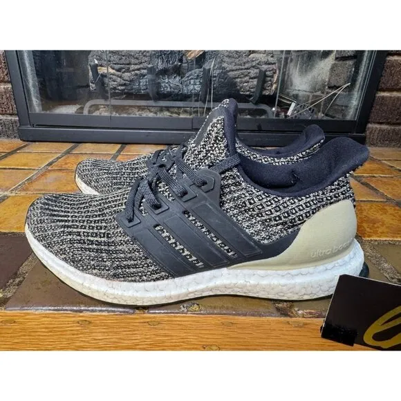 Youth 6.5y Adidas Ultraboost 4.0 J Dark Mocha Athletic Running Shoes CP8776
