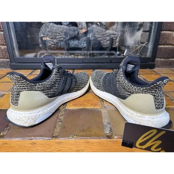 Youth 6.5y Adidas Ultraboost 4.0 J Dark Mocha Athletic Running Shoes CP8776