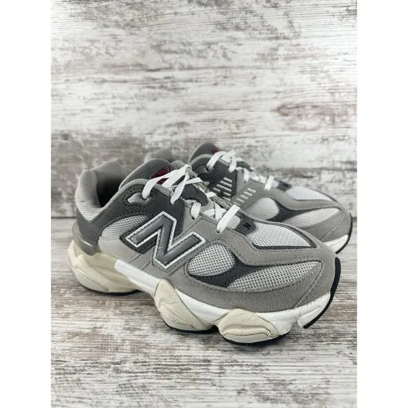 Youth New Balance 9060 Gray Sneakers Sz 3M Athletic Gym