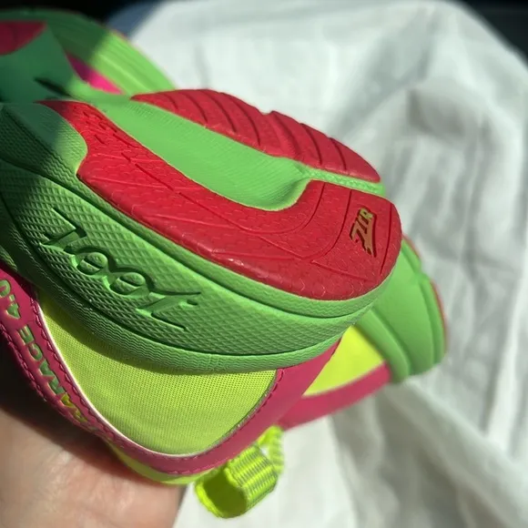 Zoot Ultra Race Neon Pink Yellow Green Shoe