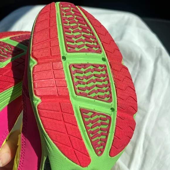 Zoot Ultra Race Neon Pink Yellow Green Shoe